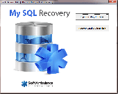 Screenshot of SoftAmbulance MySQL Recovery
