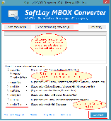 Screenshot of SoftLay MBOX Converter Software