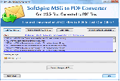 Screenshot of SoftSpire MSG to PDF Converter