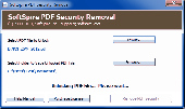 SoftSpire PDFUnlocker Screenshot