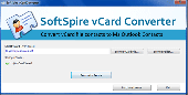 Screenshot of SoftSpire vCard Converter