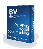 Screenshot of Sv PHPDug Social Bookmarking Software