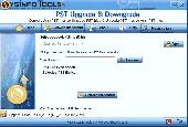 Screenshot of SysInfoTools PST Upgrade and Downgrade
