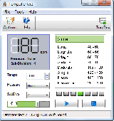 Screenshot of TempoPerfect Computer Metronome Free