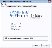 Screenshot of Thinfinity Remote Desktop Workstation