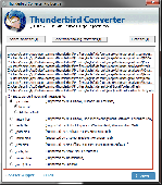 Screenshot of Thunderbird Migration