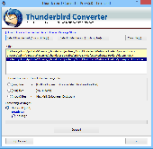 Thunderbird to Eudora Converter Screenshot