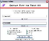 Screenshot of Tiff to Text III
