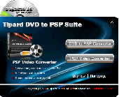Screenshot of Tipard DVD to PSP Suite