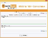 Screenshot of ToolsBaer MSG to NSF Conversion