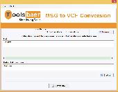ToolsBaer MSG to VCF Conversion Screenshot