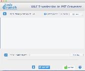 Screenshot of ToolsCrunch Mac Thunderbird to PST