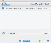 Screenshot of ToolsCrunch Mac  Merge PST Tool