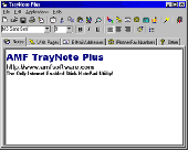 Screenshot of TrayNote Plus