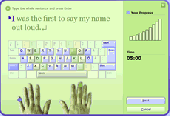 Screenshot of Typing Trainer