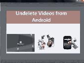 Screenshot of Undelete Videos from Android