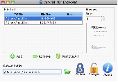 Screenshot of VeryPDF PDF Encrypter for Mac