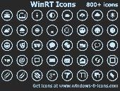 Screenshot of WinRT Icons
