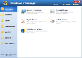 Screenshot of Windows 7 Manager