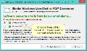 Screenshot of Windows Live Mal to PDF Converter