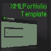 XML Portfolio Template Screenshot