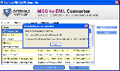 Screenshot of .MSG to .EML