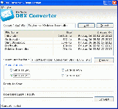 Screenshot of .DBX Converter
