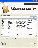 Address Book Recovery Software Screenshot