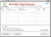Screenshot of Adept PDF to Html Converter