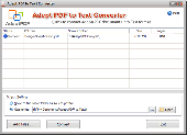 Screenshot of Adept PDF to Text Converter