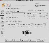 Screenshot of Barcode Software For Mac OS X