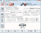 Screenshot of Barcode Software for Shipping