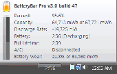 Screenshot of BatteryBar
