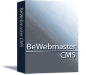 Screenshot of BeWebmaster CMS - Content/Layout management system
