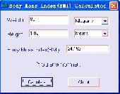 Screenshot of Body Mass Index(BMI) Calculator