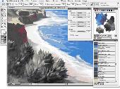 Screenshot of Corel Painter IX.5 for Macintosh