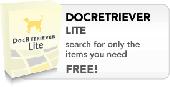 Screenshot of DocRetrieverLite for Sharepoint