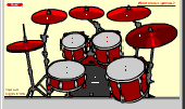 Drum online player Screenshot