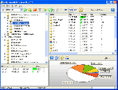 Screenshot of easy disk usage analysis