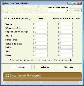 Screenshot of Easy Loans Asset Calculator