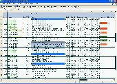 Screenshot of EasyProjectPlan Excel Gantt Chart