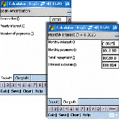 Screenshot of EngCalc(Financial)- PocketPC Calculator