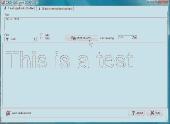 Screenshot of Font 2 DXF