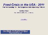 Food Crisis in the USA 2011 Screenshot
