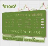 Screenshot of Forex trading eToro