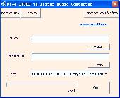 Screenshot of Free AVCHD to Iriver Audio Converter