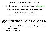 Guarantor Loans Application Screenshot