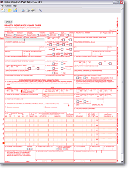 HCFA-1500 Fill & Print NPI Screenshot