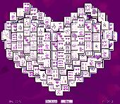 Screenshot of Heart Mahjong Solitaire