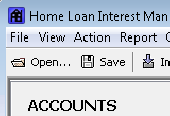 Screenshot of Home Loan Interest Manager Pro